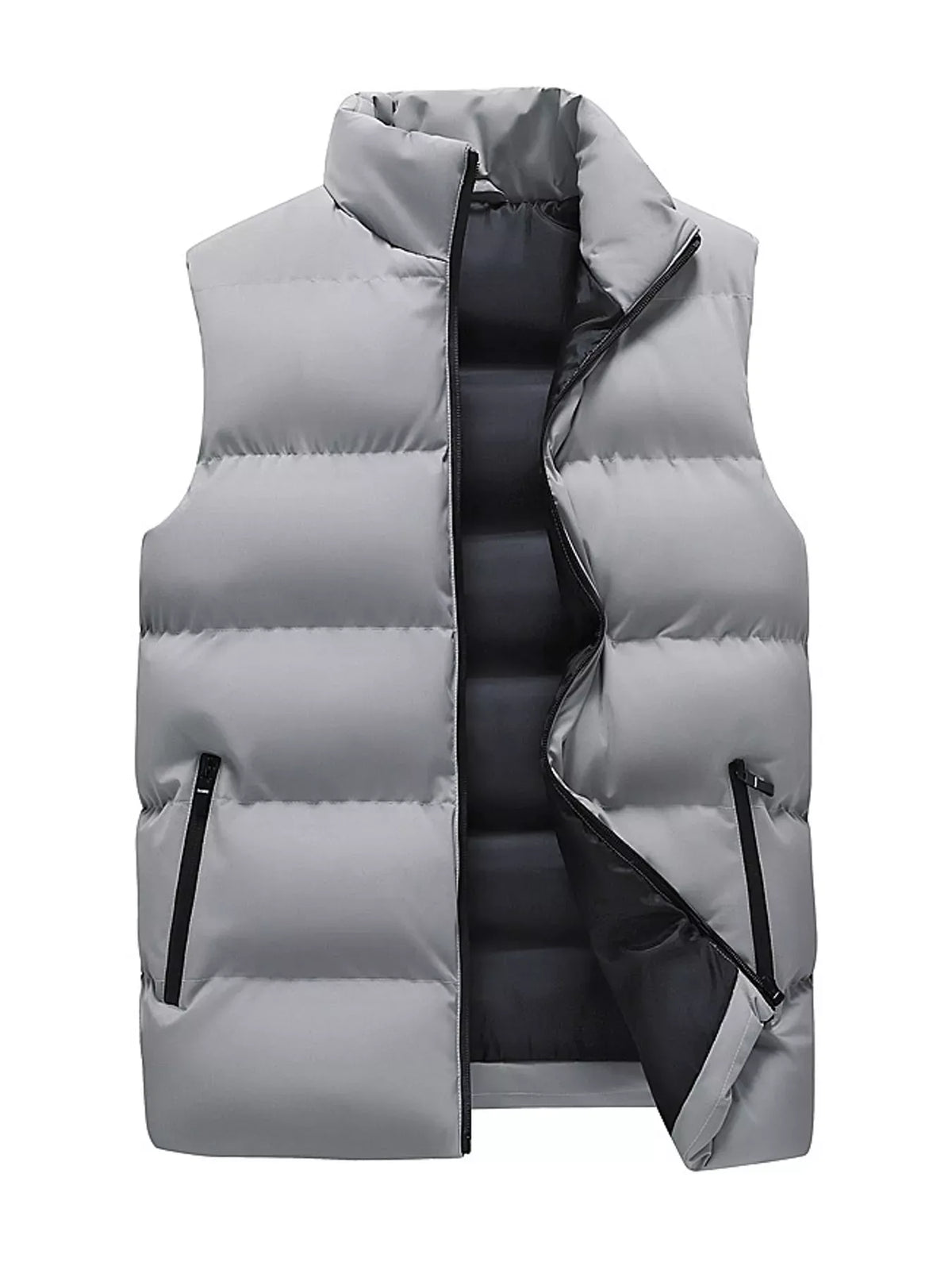 Men's Lightweight Zip-Up Puffer Vest — photo 5