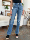 Judy Blue Addison Mid-Rise Waist Straight Jeans — product view 1