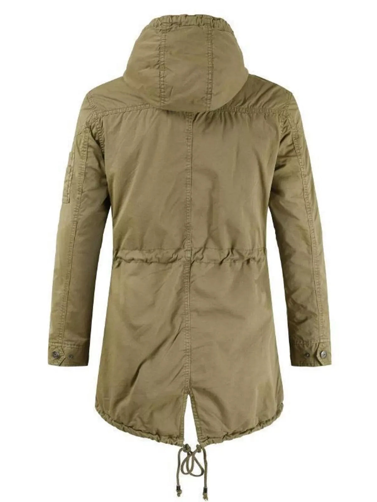 Men's Drawstring Hooded Parka — photo 4