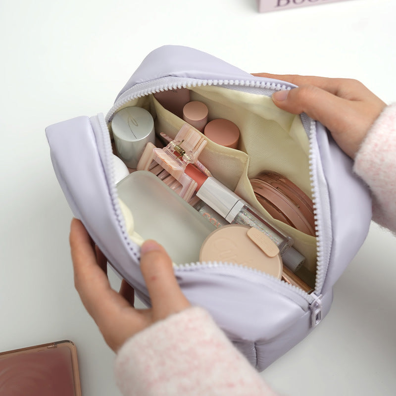 Premium Makeup & Toiletries Organizer Tote Bag - Women's Travel Cosmetic Storage Handbag