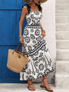 Vera Floral Print Tie Strap Maxi Dress — product view 4