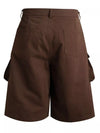 Signature Embroidered Cargo Shorts — color or detail view 9