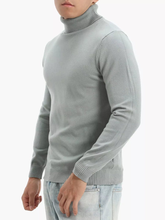 Another view: Men's Slim-Fit Turtleneck Sweater – Extended Sizes