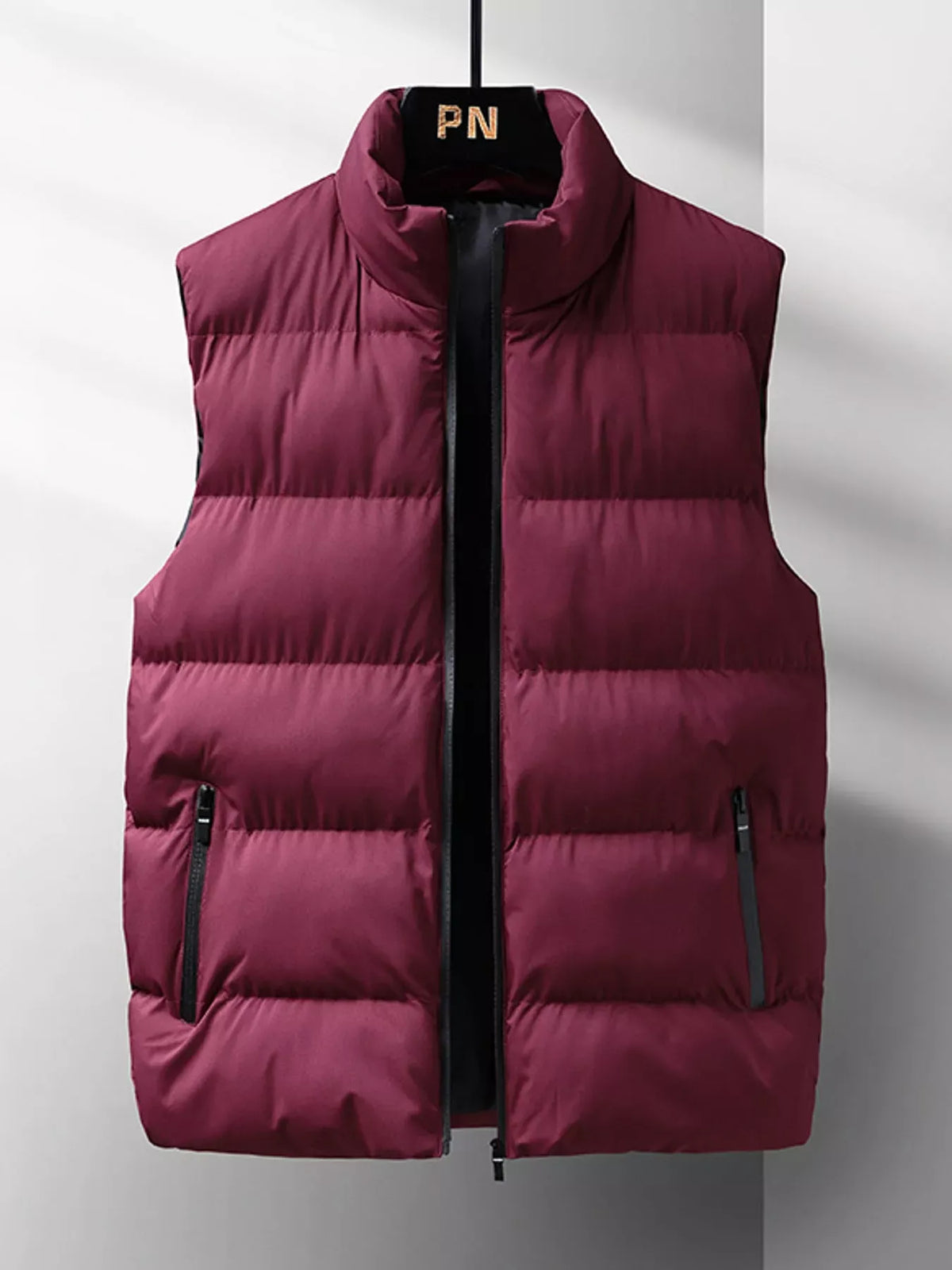 Men's Lightweight Zip-Up Puffer Vest — photo 17