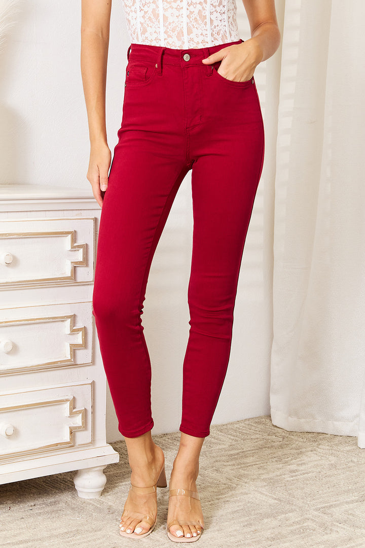 Judy Blue Lennox High-Rise Tummy-Control Skinny Jeans — product view 1
