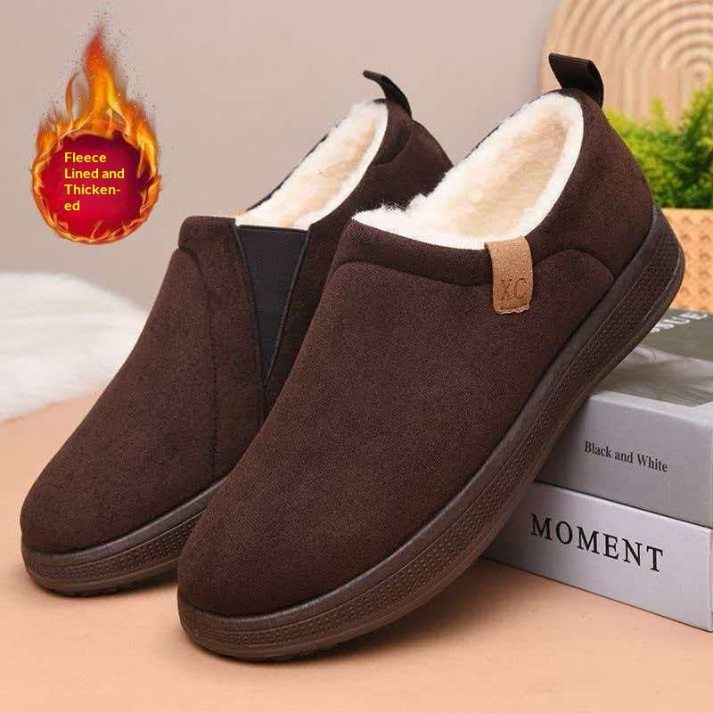 Men's Winter Snow Boots With Fleece Lining