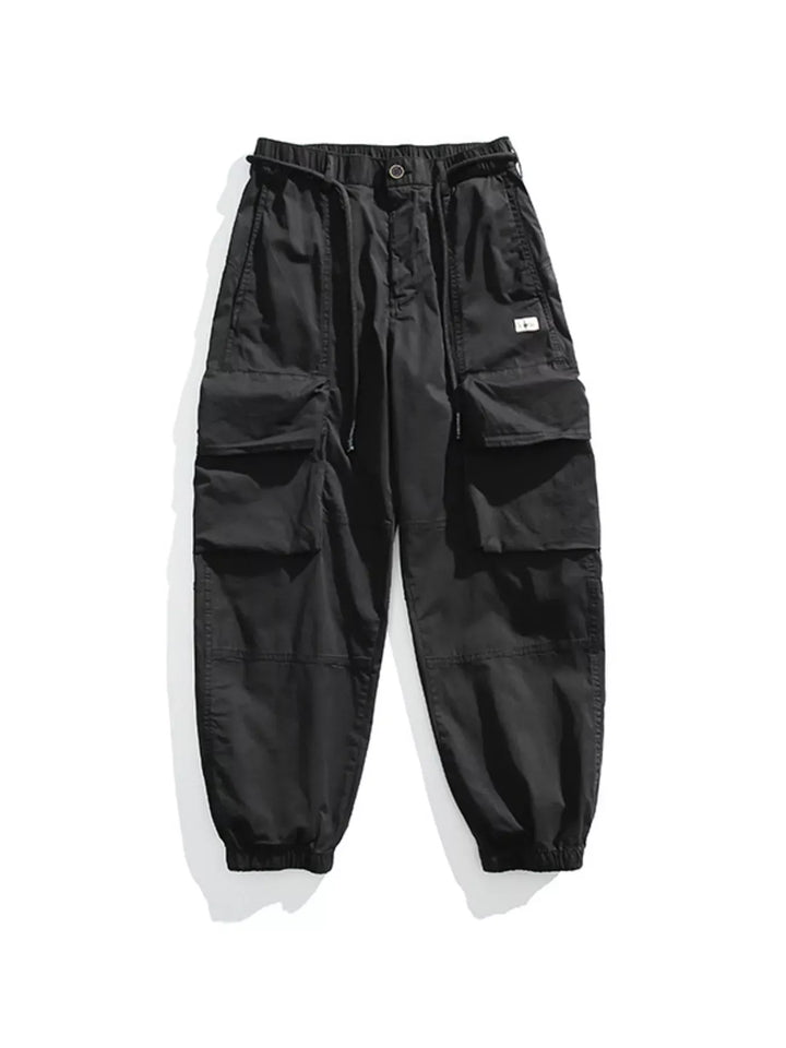 Men's Full Size Multiple Pockets Pants Set Plus