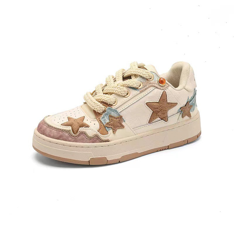 Color-Blocked Casual Sneakers