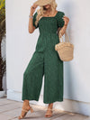 Vesper Printed Square Neck Puff Sleeve Jumpsuit — product view 9