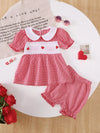 Little Orbit Gingham 'LOVE' Top and Shorts Set — product view 10
