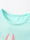 Sunny Days Bunny Graphic Ruffle Hem T-Shirt — product view 2