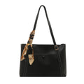 Women's High-Capacity PU Leather Shoulder Bag - Casual Streetwear Handbag with Multiple Pockets
