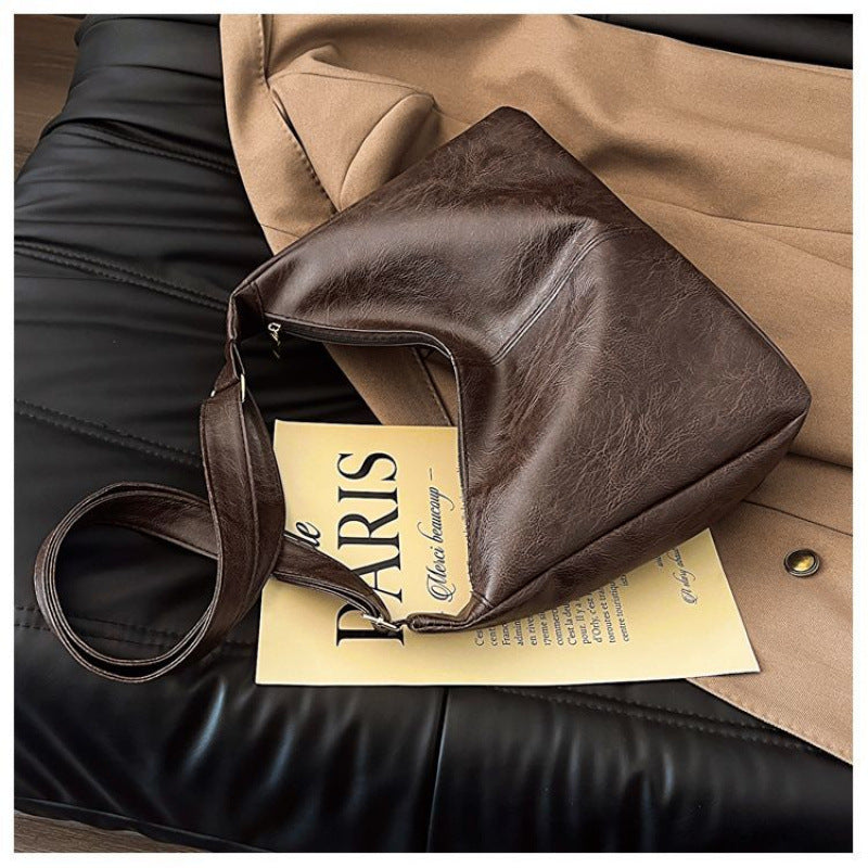 Retro Luxury Corduroy Commuter Bag for Women – Cyberpunk Style Shoulder Bag