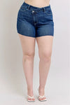 Judy Blue Sloane High-Rise Criss-Cross Waistband Denim Shorts — product view 10