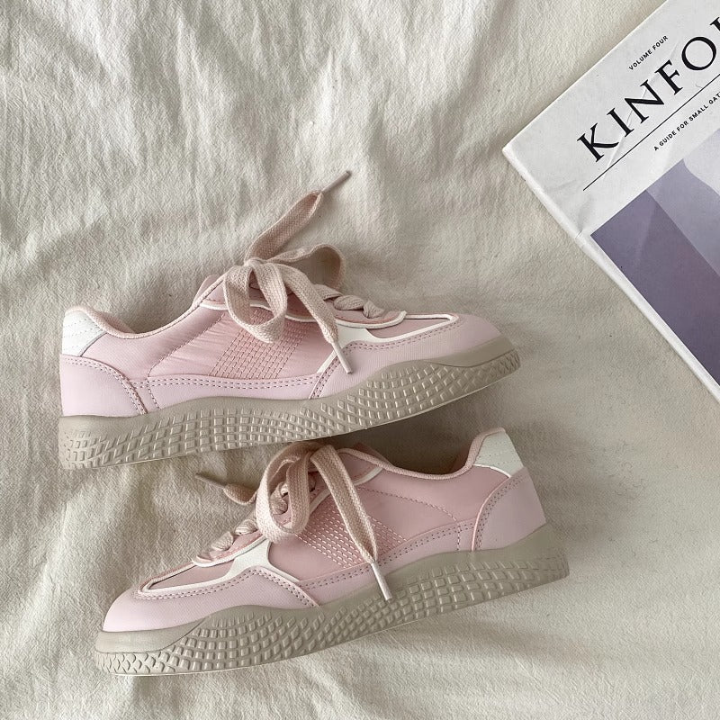 Women's Chunky Platform Sneakers - Casual Round Toe Fashion Sneakers