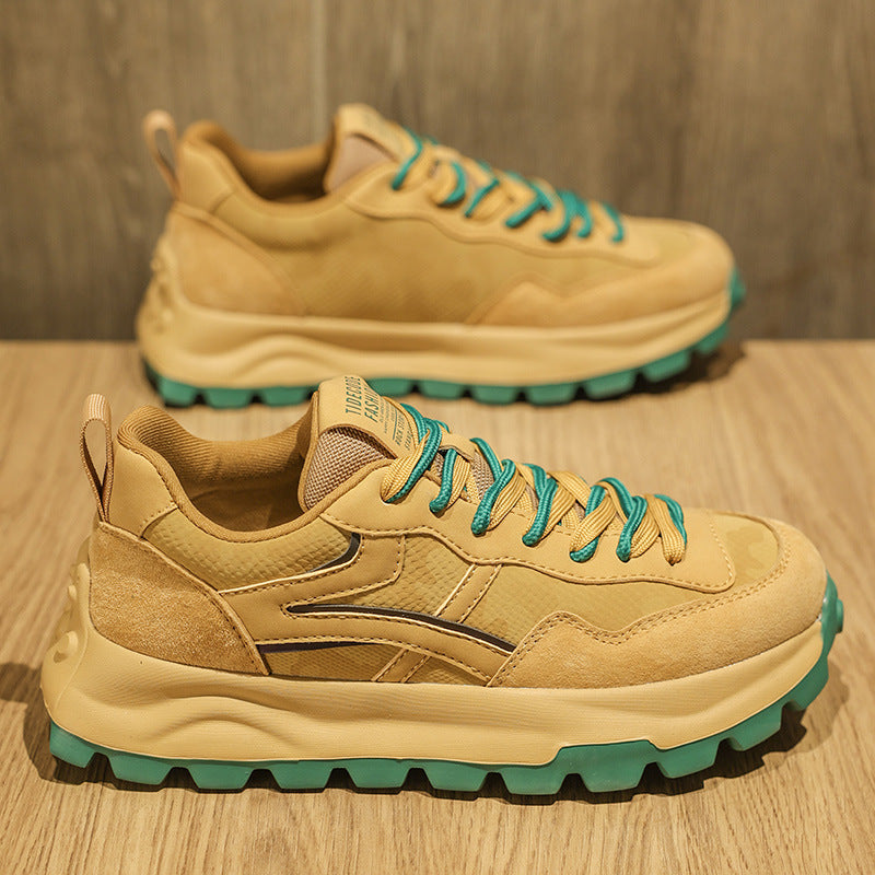 Men's Casual Sporty Sneakers - Comfortable Low-Top Athletic Shoes for Everyday Wear