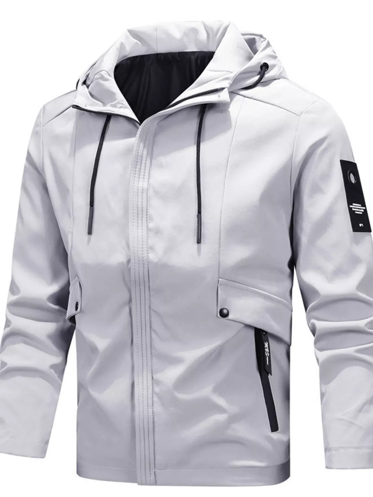 Men's Lightweight Hooded Nylon Jacket — photo 4