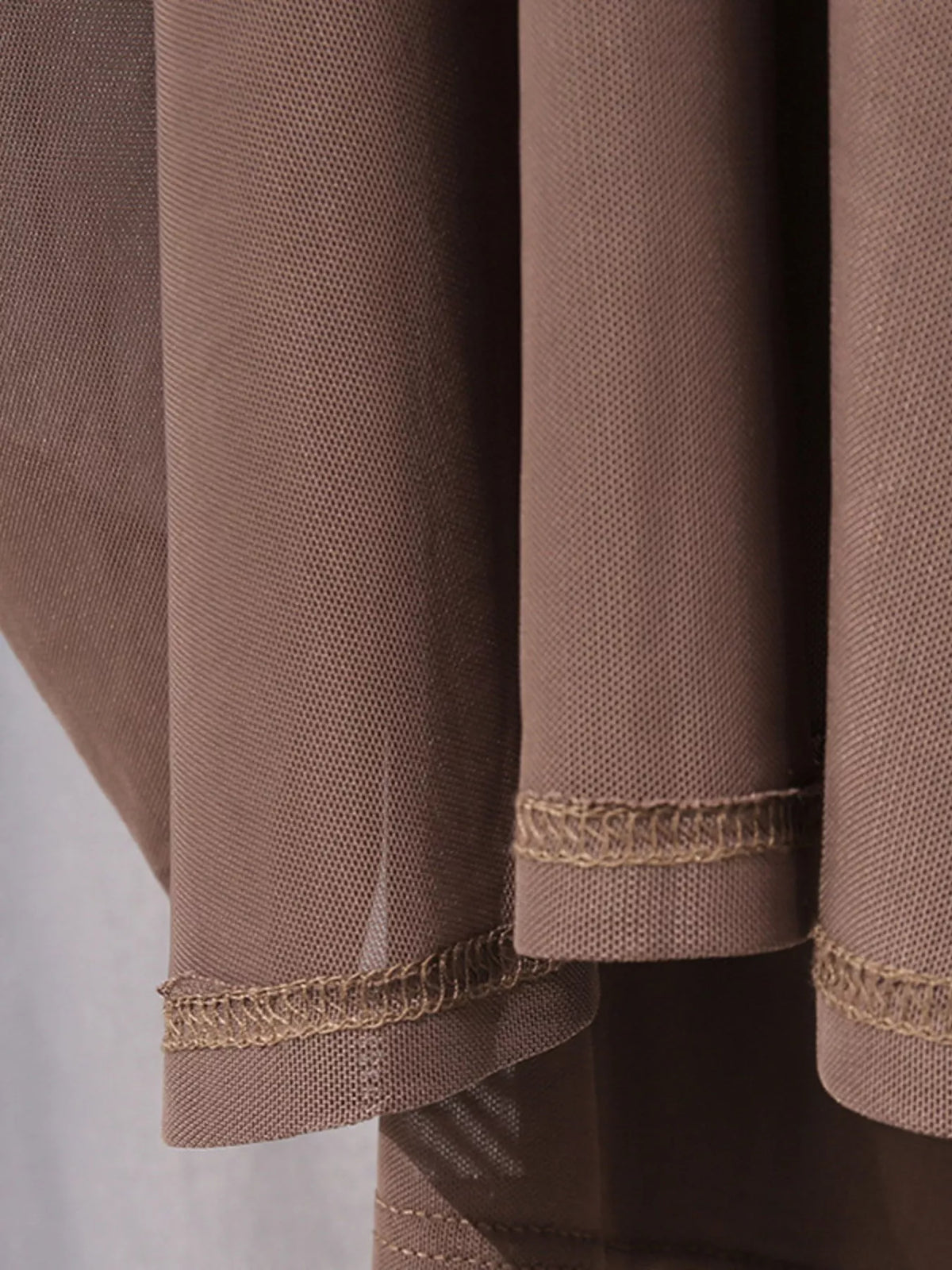 Brown Ruched Cutout Maxi Dress