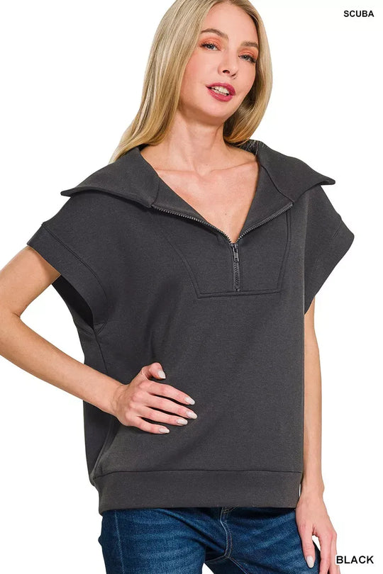 Another view: Scuba Half Zip Top