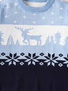 Bluebird Lane Christmas Reindeer Pattern Knit Sweater — product view 7
