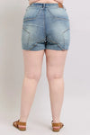 Judy Blue Addison High-Rise Star Seam Detail Denim Shorts — product view 13