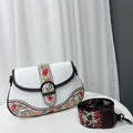 Retro Chinese Embroidered Crossbody Bag for Women - Handcrafted Ethnic Style Shoulder Bag