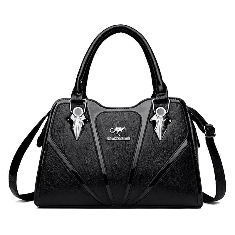 Women's Retro Shoulder Handbag | European & American Style PU Leather Bag
