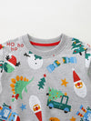 Adventure Club Christmas Print Crewneck Sweatshirt — product view 2