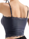 Women's lace-trim cami top
