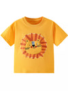 Scout Club Lion Embroidered Crewneck T-Shirt — product view 2