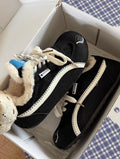 Dachshund Plush Trainers - Casual Slip-On Sneakers for Women