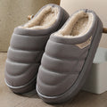 Plush Winter Slippers for Women & Men - Warm Indoor House Shoes with Thick EVA Sole & Non-Slip Grip