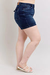 Judy Blue Camden High-Rise Back Flap Pocket Denim Shorts — product view 15