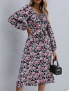 Talia Floral Print Long-Sleeve Midi Dress — product view 5
