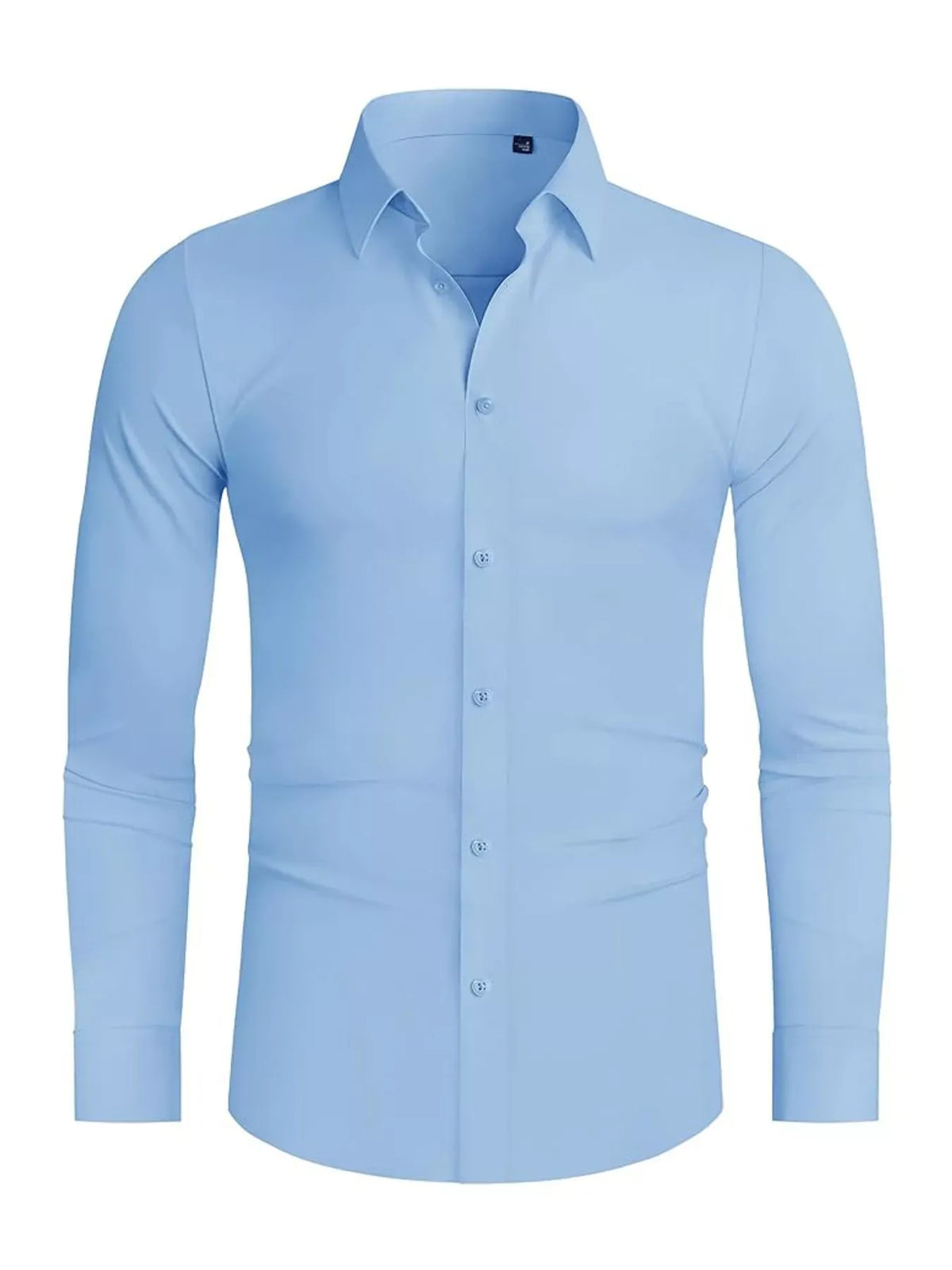 Men's Slim-Fit Stretch Long-Sleeve Shirt — photo 8