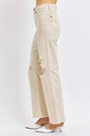 Judy Blue Sutton High-Rise Distressed Wide-Leg Jeans — product view 2