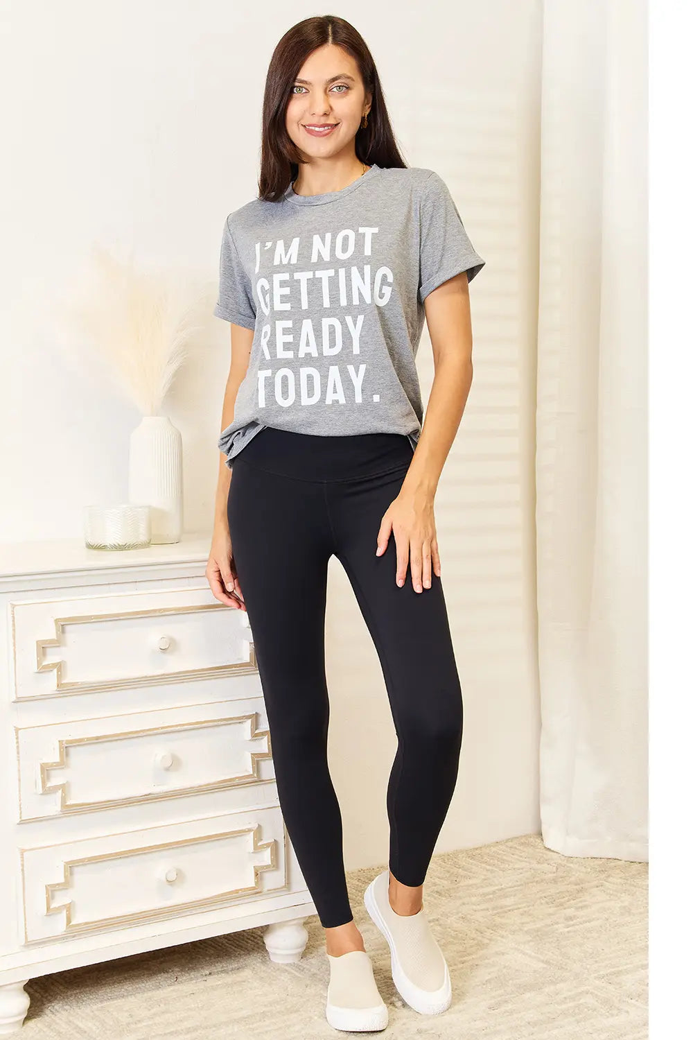 Simply Love 'I'm Not Getting Ready Today' T-Shirt — photo 5