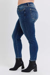 Judy Blue Sloane Mid-Rise Waist Skinny Jeans with Thermal Lining — product view 7
