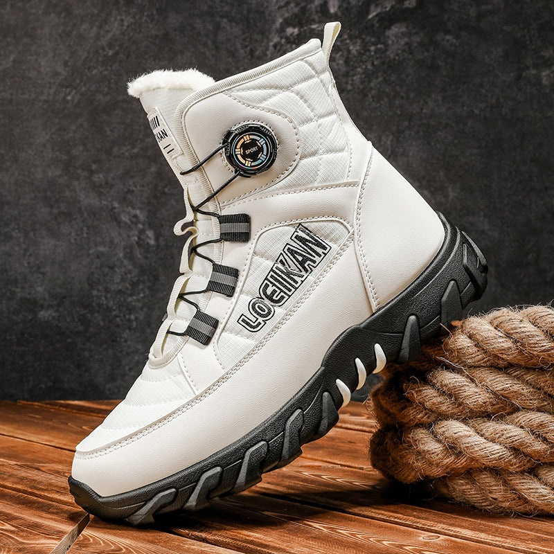 Men's Winter Hiking & Casual Sports Shoes | Warm Non-Slip Thick Sole Sneakers