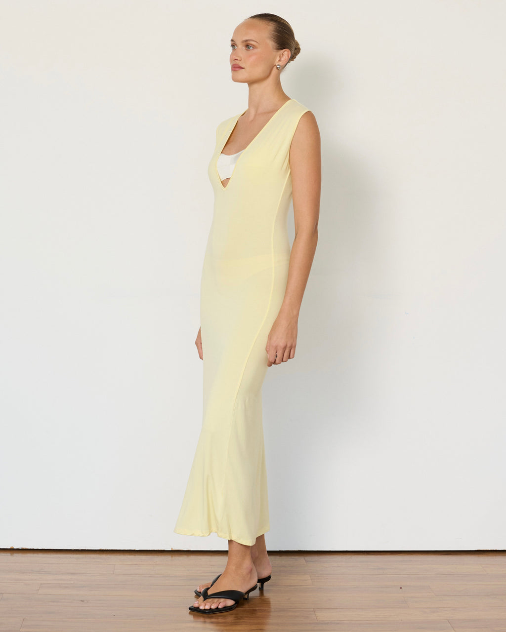 Tate Plunge Midi Dress