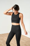 The Fierce Leggings — Black Cheetah Print Compression Leggings