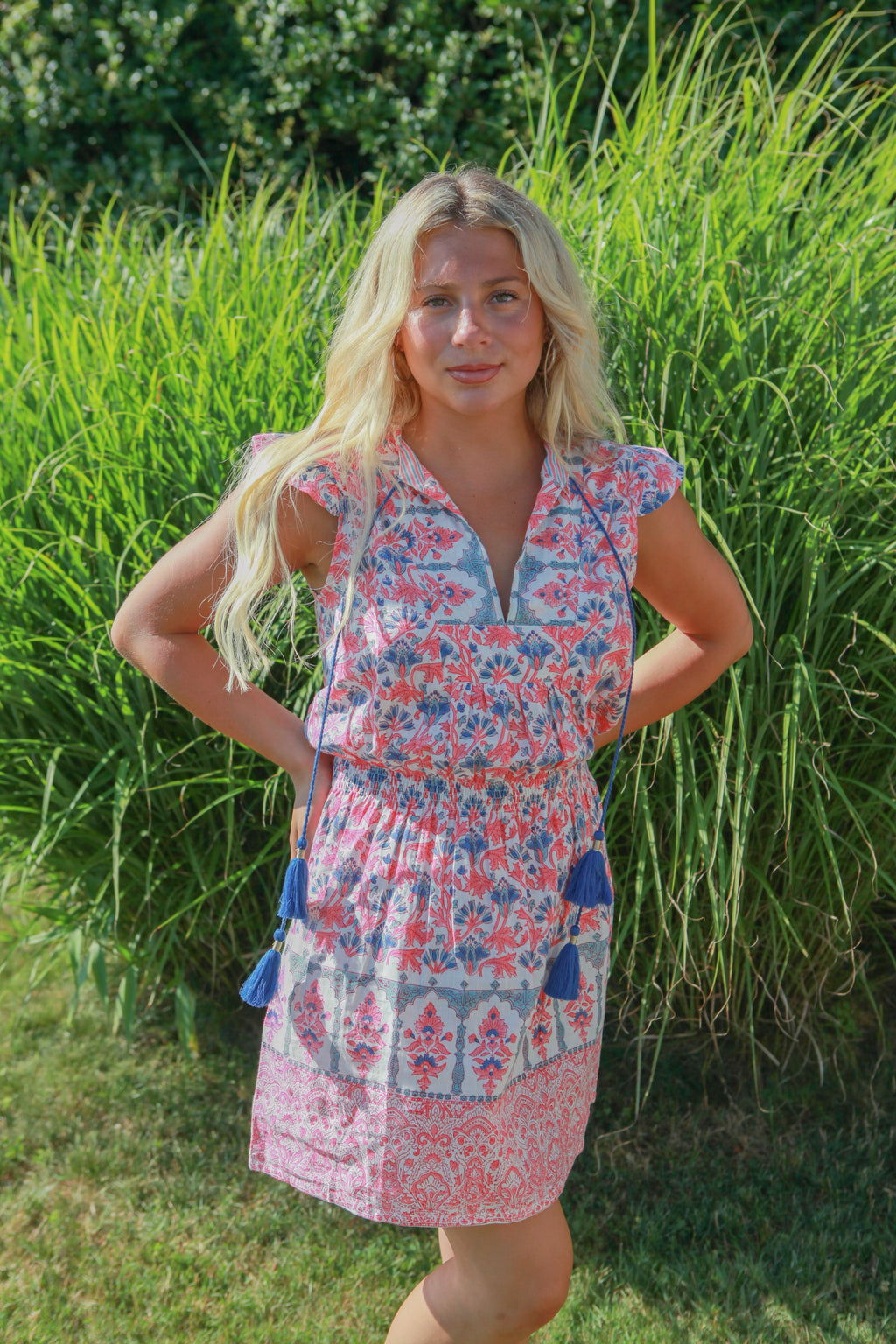 Effi Mini Dress in Pastel Palace