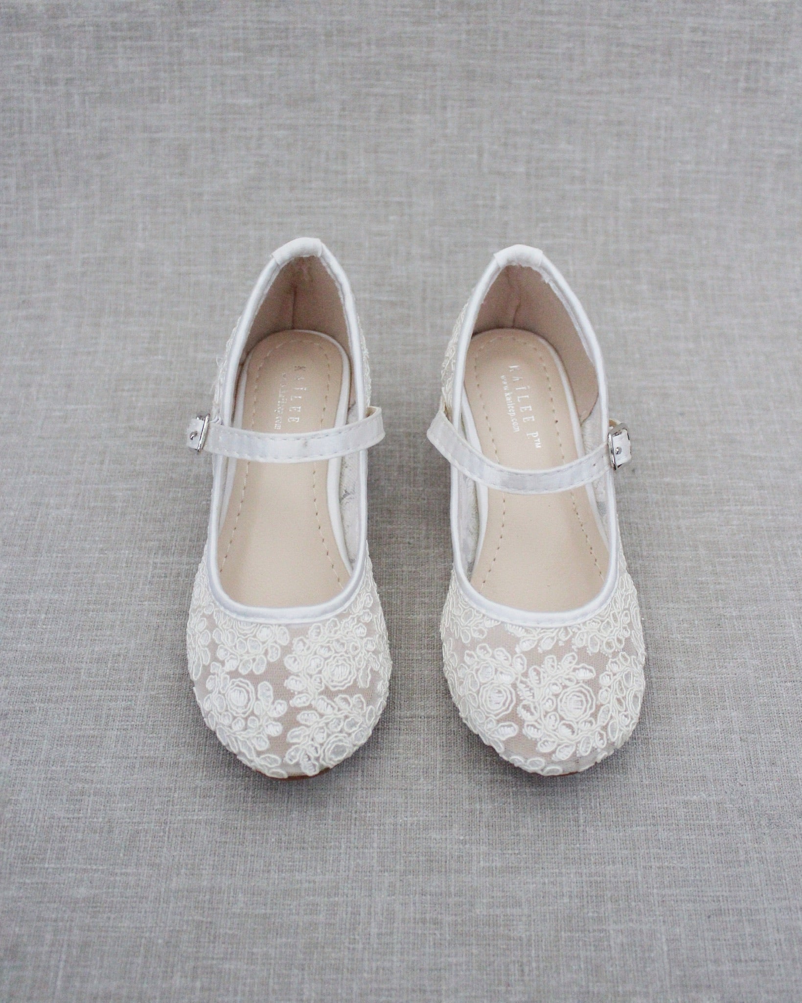 Crochet Lace Mary Jane Heels