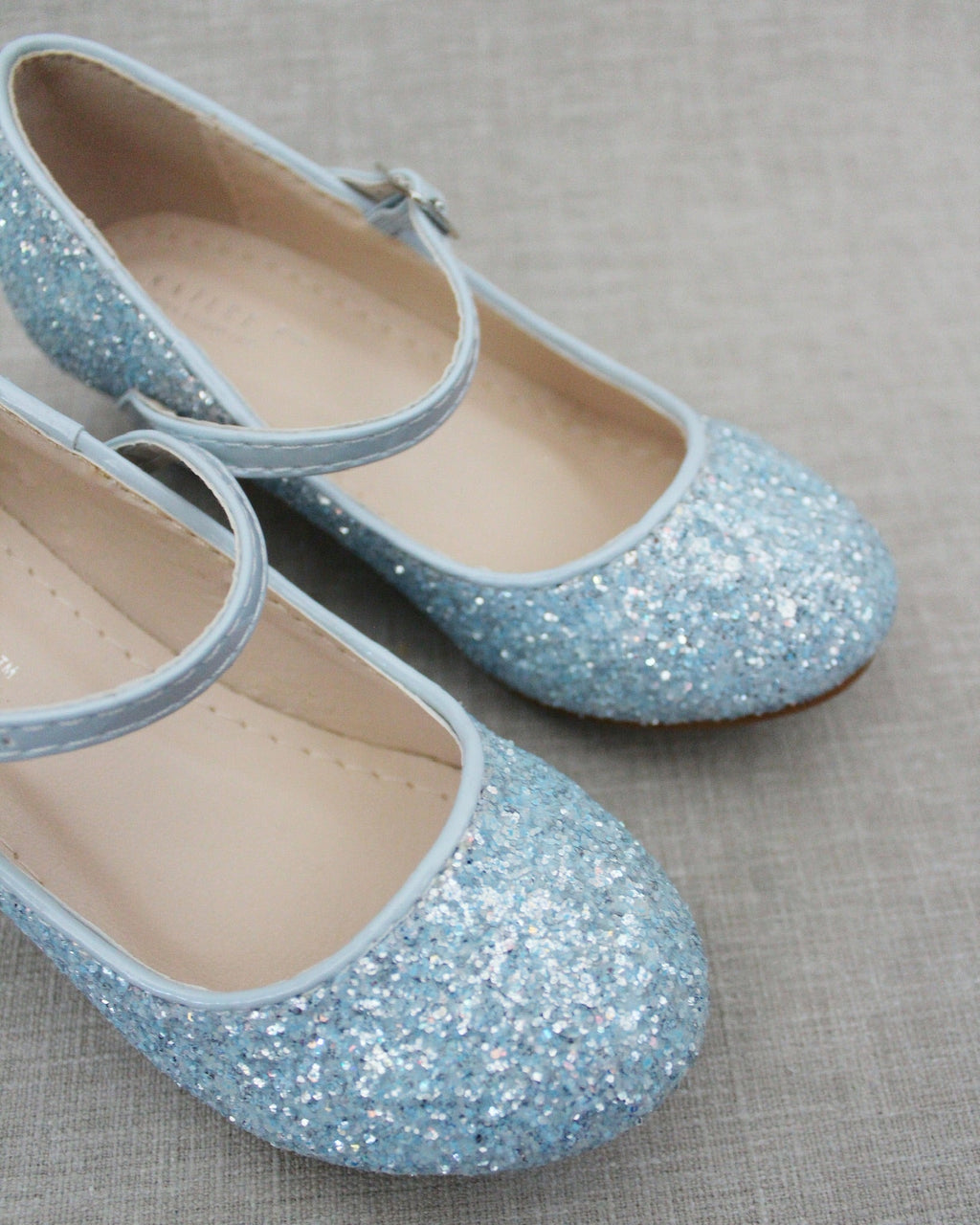 Rock Glitter Mary Jane with Glitter Heels for Girls