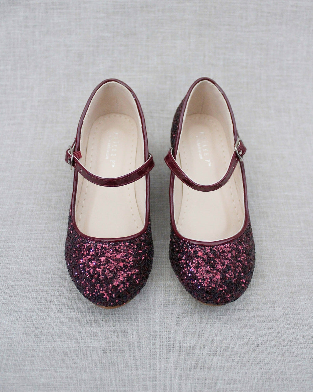 Rock Glitter Mary Jane with Glitter Heels for Girls