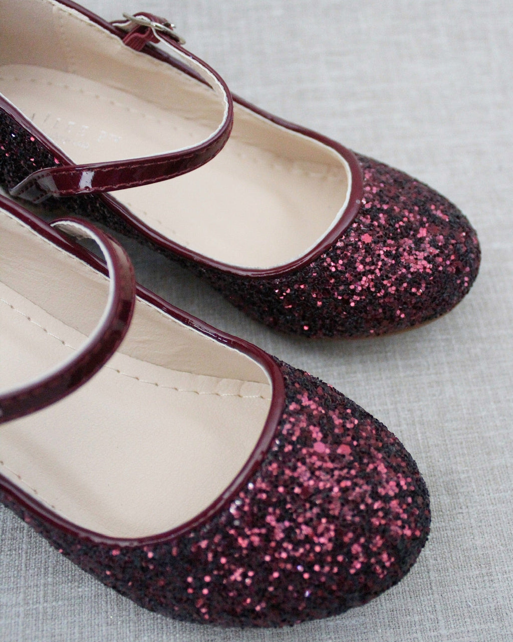 Rock Glitter Mary Jane with Glitter Heels for Girls
