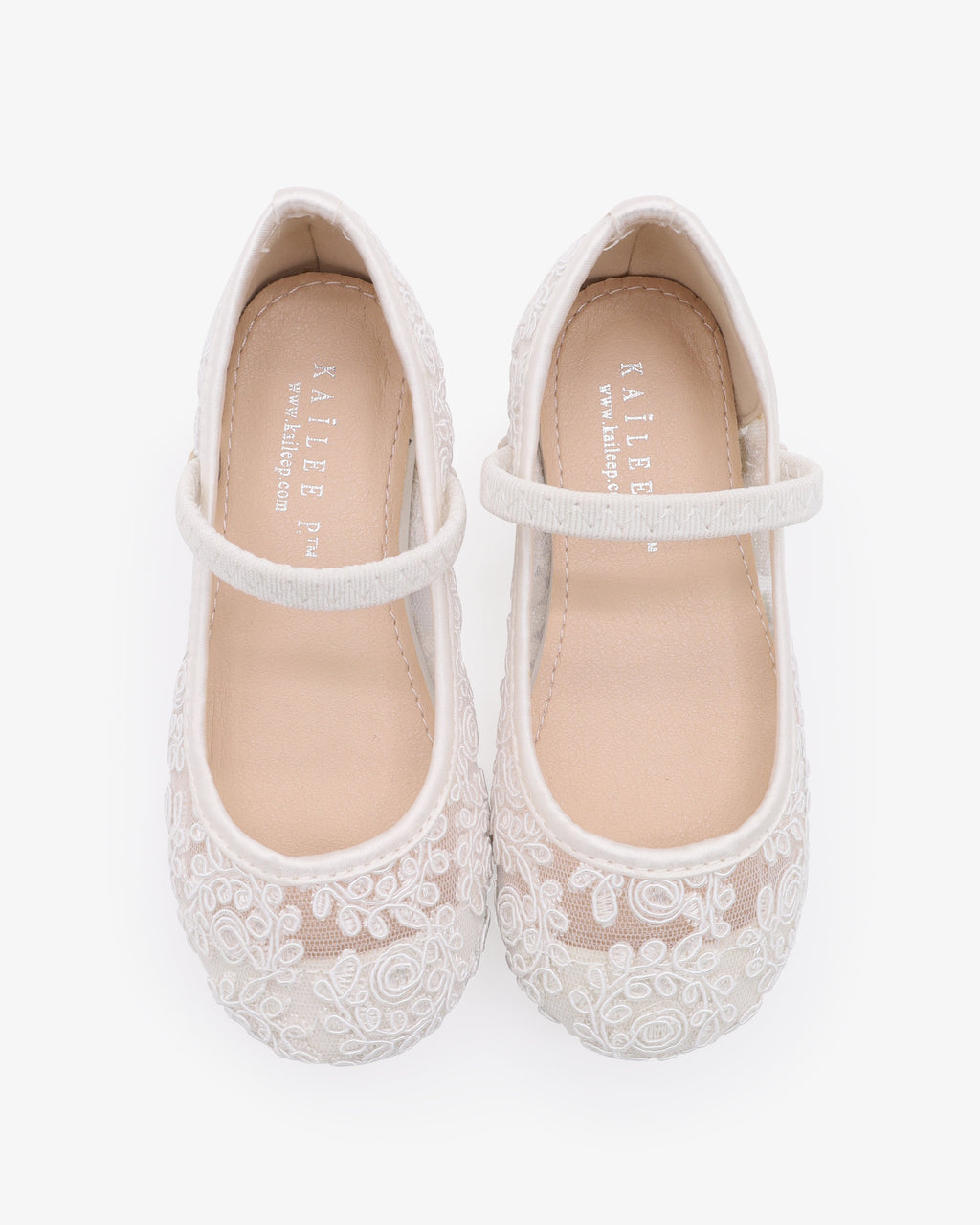 Crochet Lace Mary Jane Flats