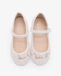 Crochet Lace Mary Jane Flats