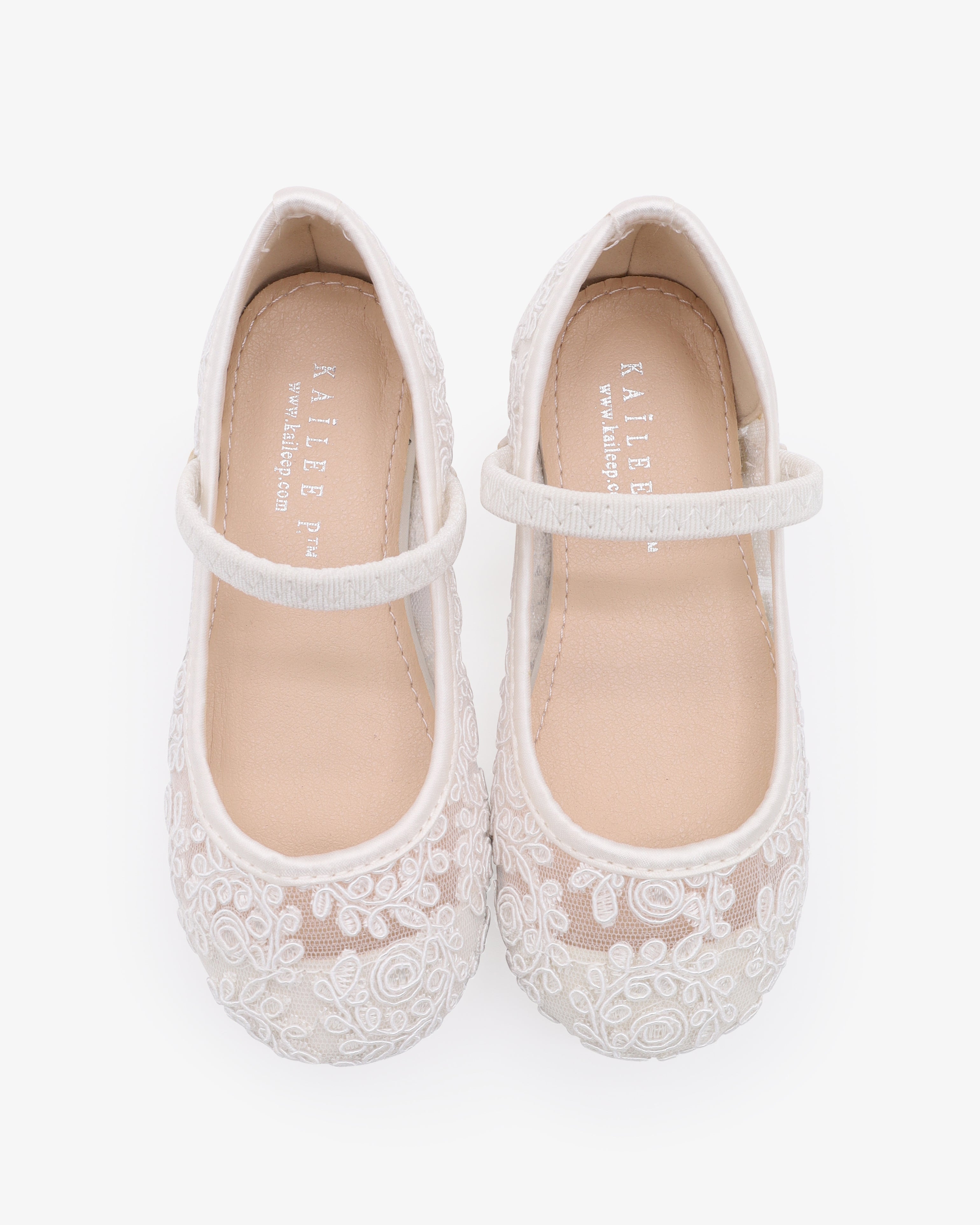 Crochet Lace Mary Jane Flats
