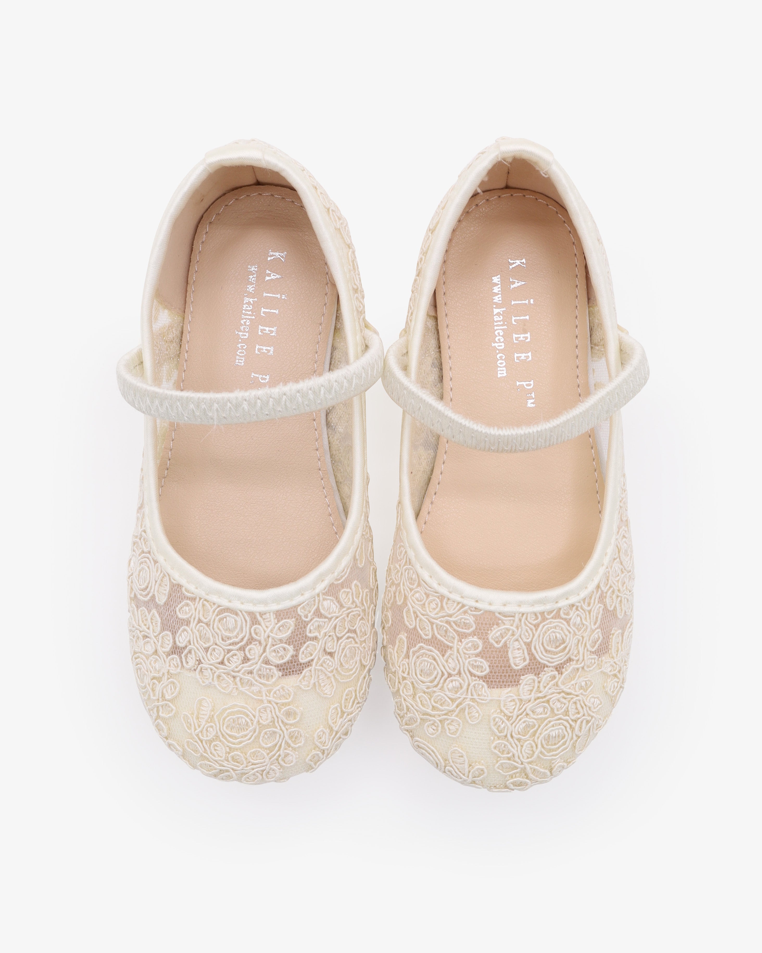 Crochet Lace Mary Jane Flats